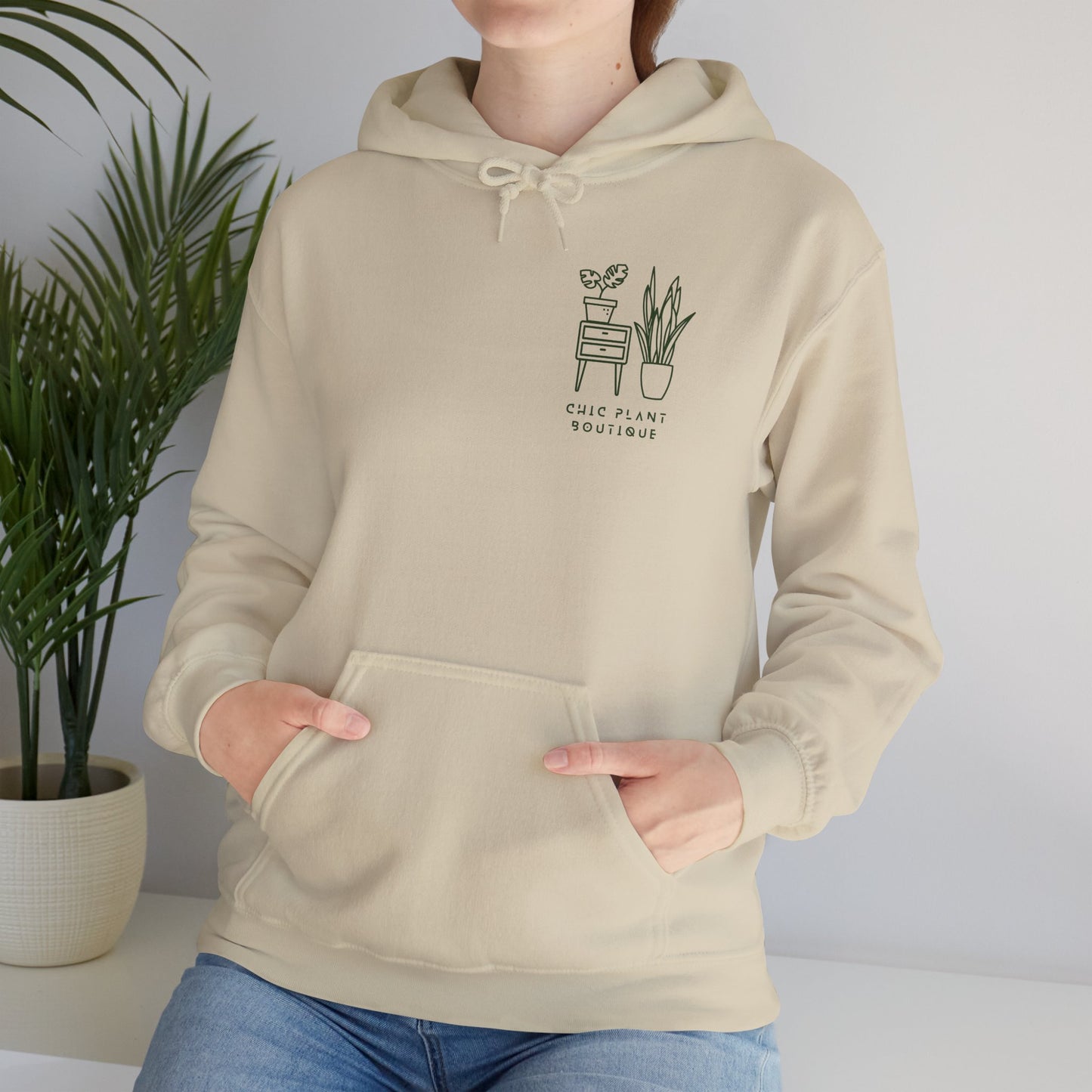 Chic Plant Boutique Logo Hoodie