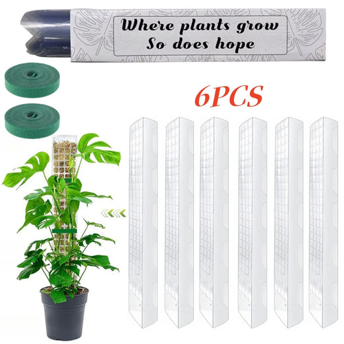 Moss Pole Plastic Plant Support | Indoor Climbing Plant Pole for Vines