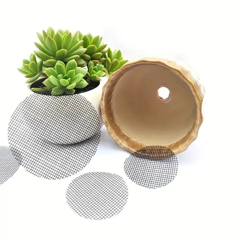 Round Pot Hole Mesh Pad for Drainage Control