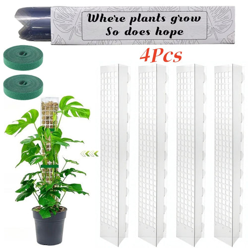 Moss Pole Plastic Plant Support | Indoor Climbing Plant Pole for Vines