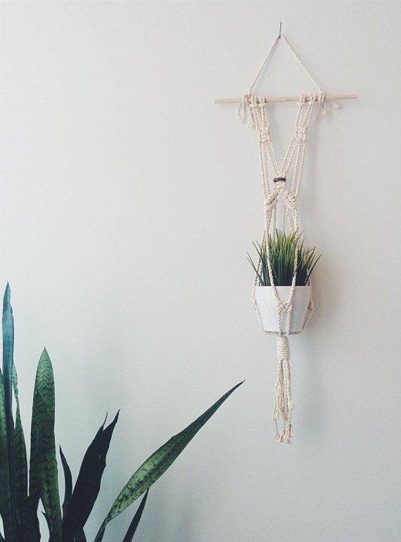 Macrame Plant Hanger, Hanging Planter - Chic Plant Boutique