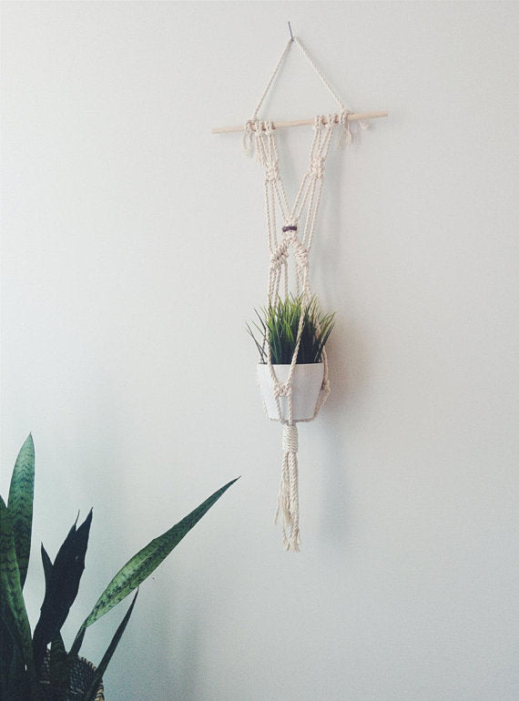 Macrame Plant Hanger, Hanging Planter - Chic Plant Boutique
