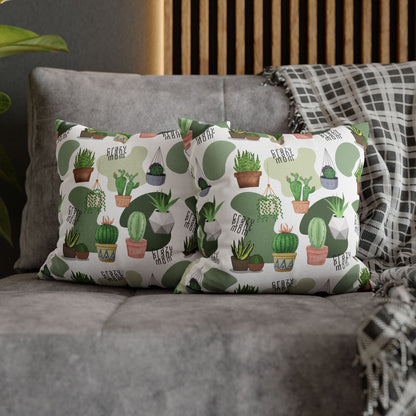 Crazy Plant Mom Decorative Pillowcase