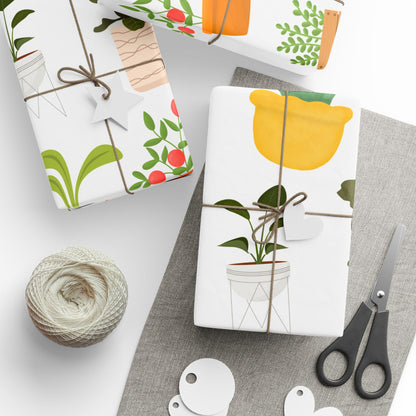 Houseplant Wrapping Paper