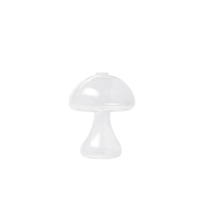Mushroom Shaped Glass Vase Hydroponics Plant | Whimsical Hydroponic Propagation Vase