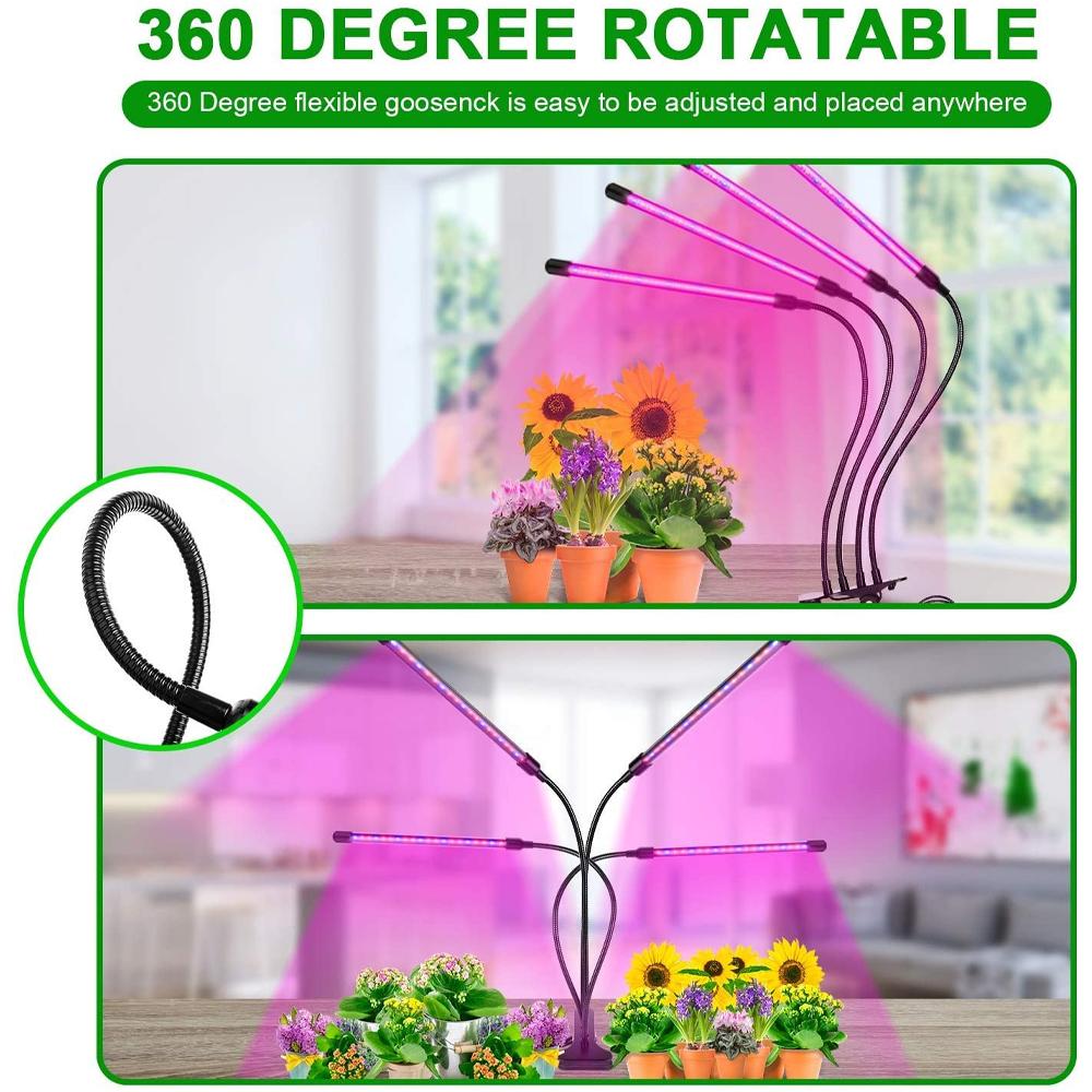 LED Grow Light USB Phyto Lamp Full Spectrum Fitolampy With Control - Chic Plant Boutique