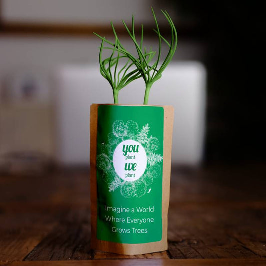 You Plant We Plant Tree Pouch, Grow a Tree and We'll Plant 10 More - Chic Plant Boutique