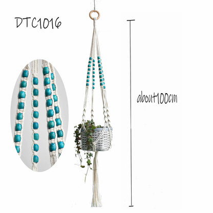 Handmade Macrame Plant Hanger | Boho Pot Holder for Indoor & Outdoor Décor
