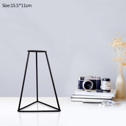 Retro Iron Table Vase | Metal Plant Holder with Vintage Industrial Charm