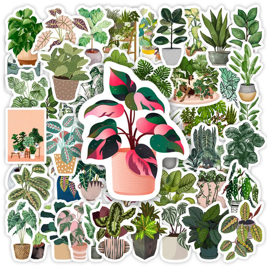 Plant Lover Sticker Pack – Fun, Waterproof Planty Stickers